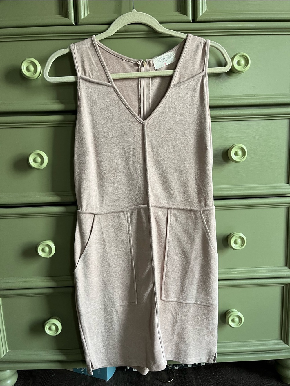 Sienna Sky Tan/Beige Mini Dress